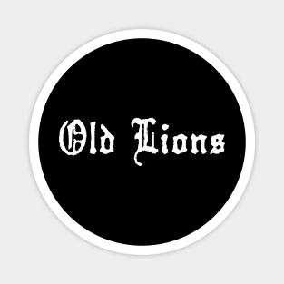 Old Lions - 'Danse Macabre' Era Logo Magnet